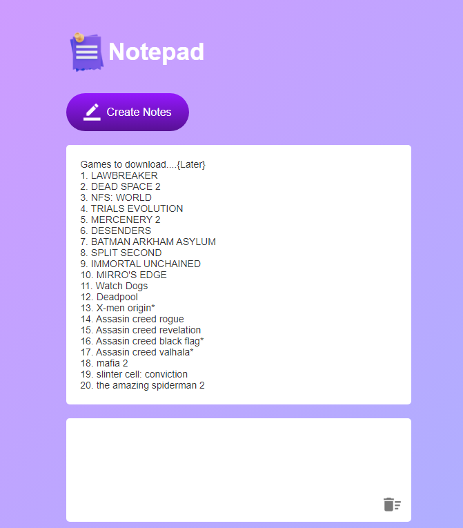notepad